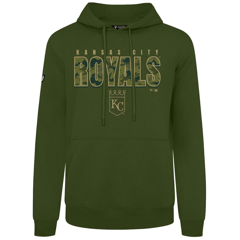 Kansas City Royals Levelwear Podium Protect Pullover Hoodie | MLB Discount