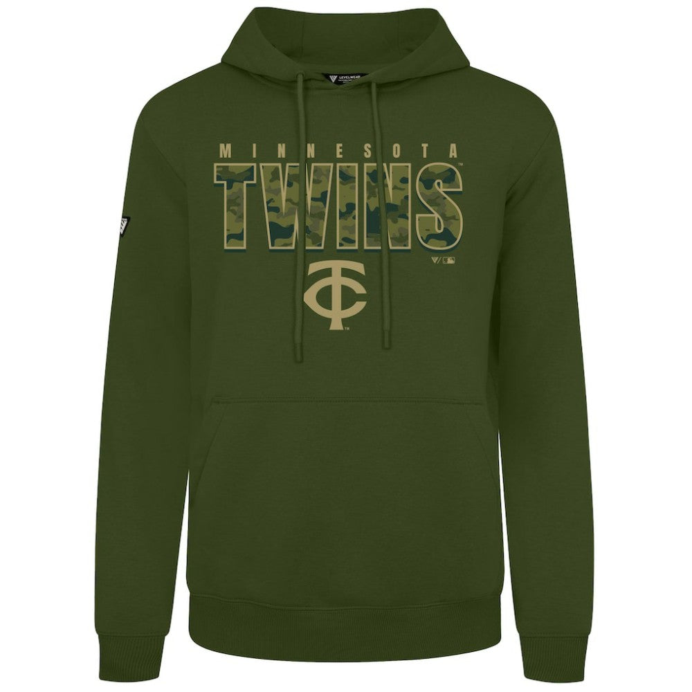 Minnesota Twins Levelwear Podium Protect Pullover Hoodie | MLB On Sale
