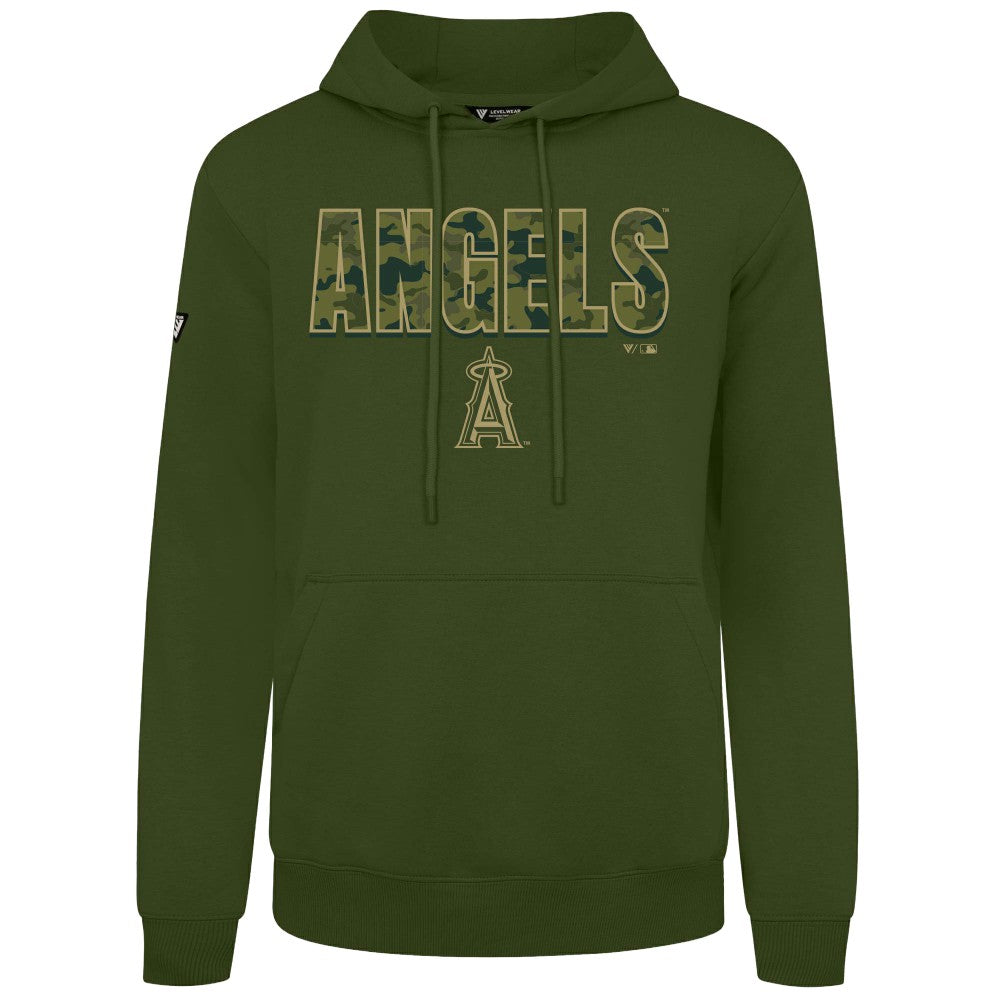 Los Angeles Angels Levelwear Podium Protect Pullover Hoodie | MLB On Sale