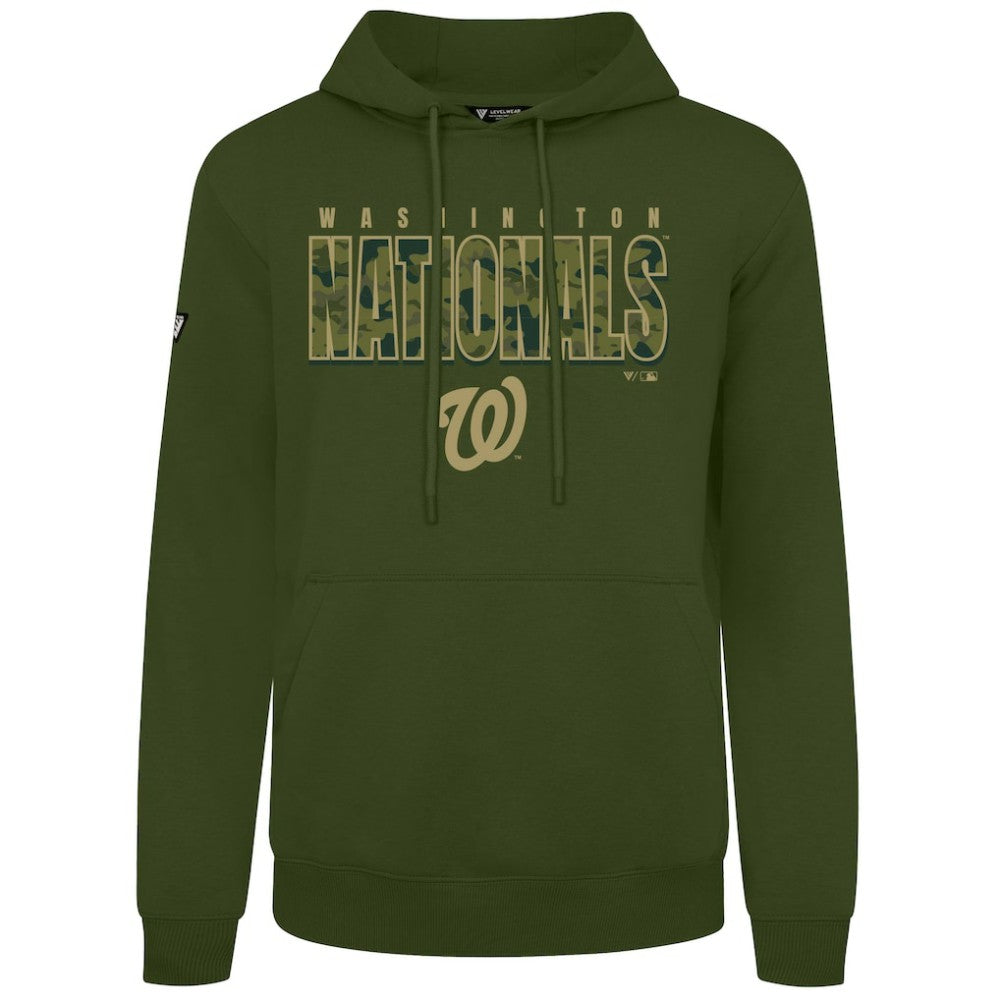 Washington Nationals Levelwear Podium Protect Pullover Hoodie | MLB Shop