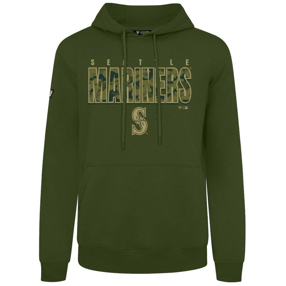 Seattle Mariners Levelwear Podium Protect Pullover Hoodie | MLB US