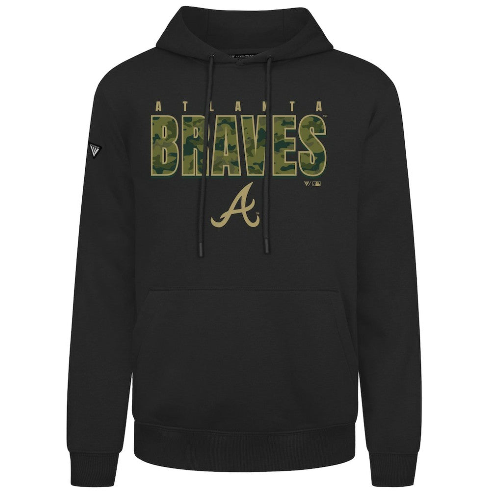 Atlanta Braves Levelwear Podium Protect Pullover Hoodie | MLB Sale