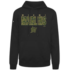 Miami Marlins Levelwear Podium Protect Pullover Hoodie | MLB Online