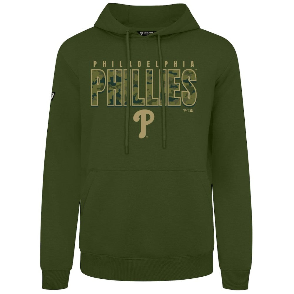 Philadelphia Phillies Levelwear Podium Protect Pullover Hoodie | MLB Outlet