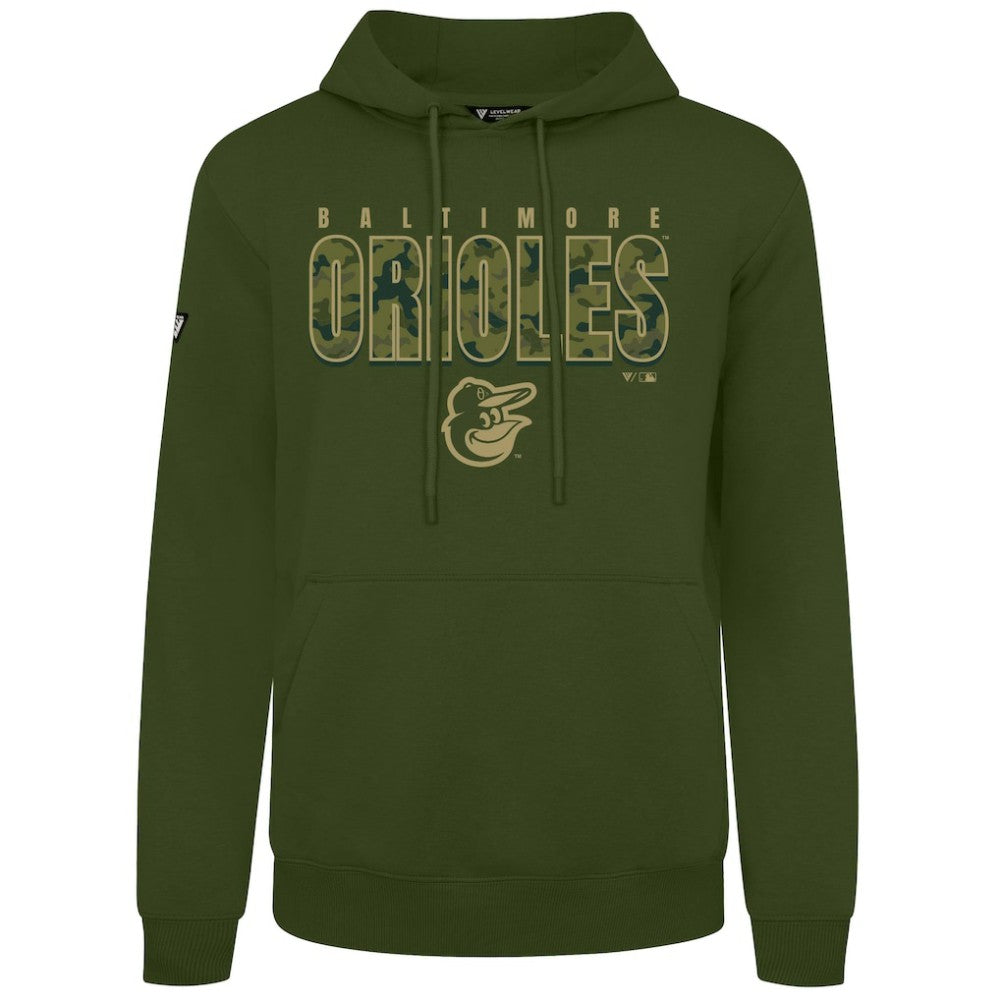 Baltimore Orioles Levelwear Podium Protect Pullover Hoodie | MLB Outlet