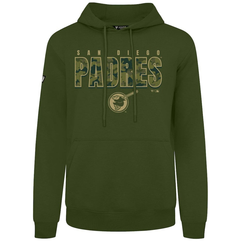 San Diego Padres Levelwear Podium Protect Pullover Hoodie | MLB US