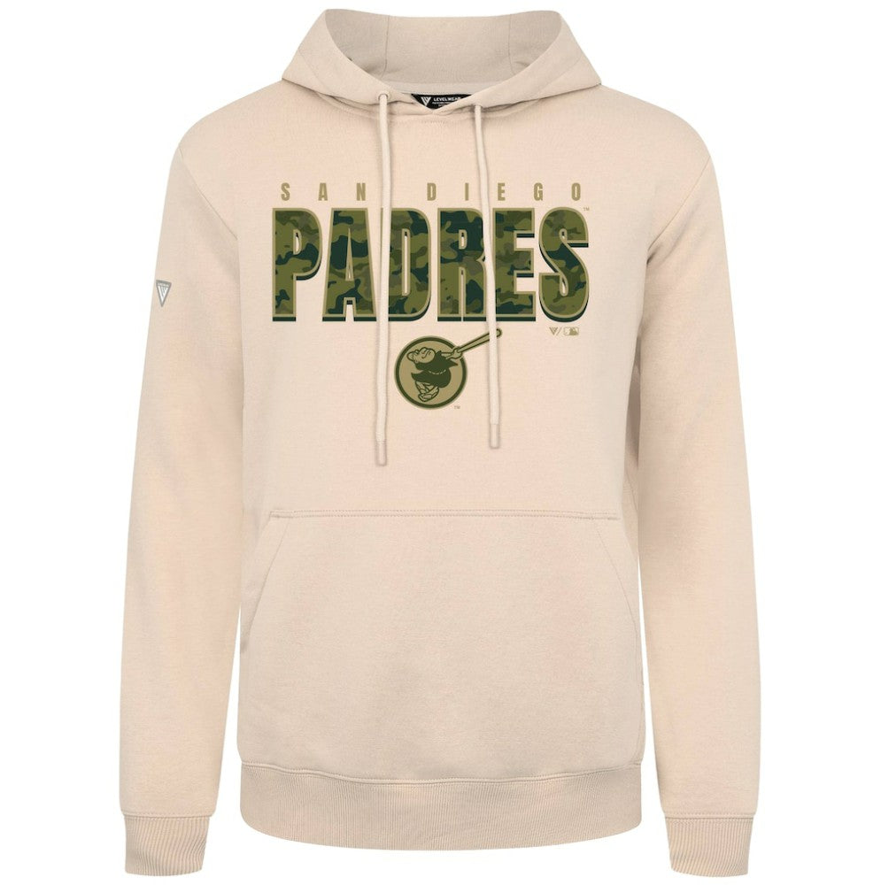 San Diego Padres Levelwear Podium Protect Pullover Hoodie | MLB New