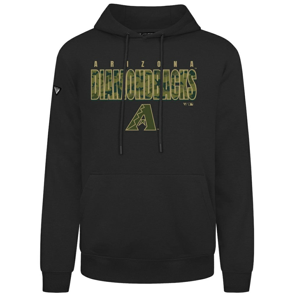 Arizona Diamondbacks Levelwear Podium Protect Pullover Hoodie | MLB Outlet