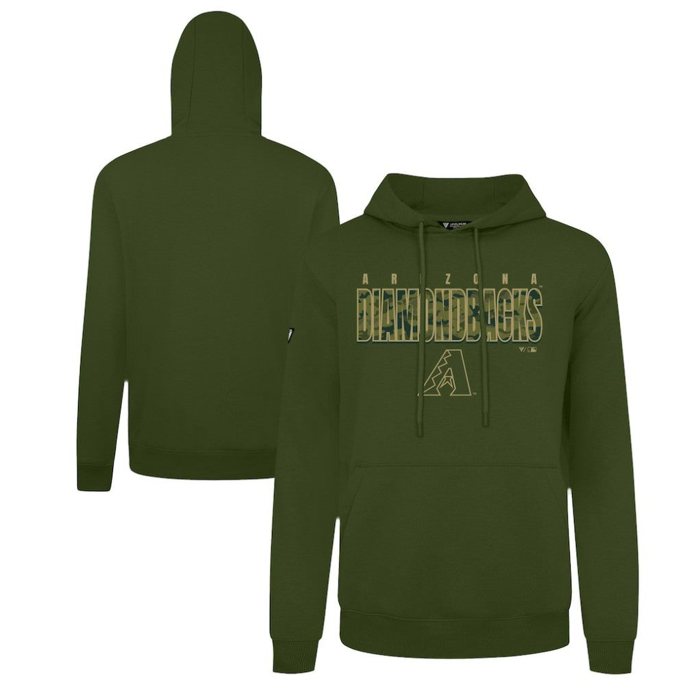 Arizona Diamondbacks Levelwear Podium Protect Pullover Hoodie | MLB Discount