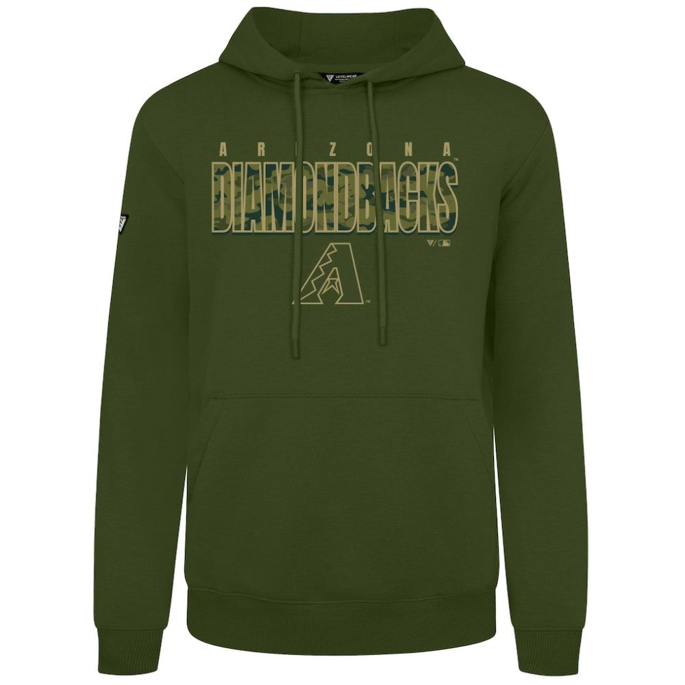 Arizona Diamondbacks Levelwear Podium Protect Pullover Hoodie | MLB Discount