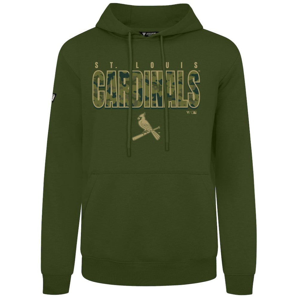 St. Louis Cardinals Levelwear Podium Protect Pullover Hoodie | MLB Sale