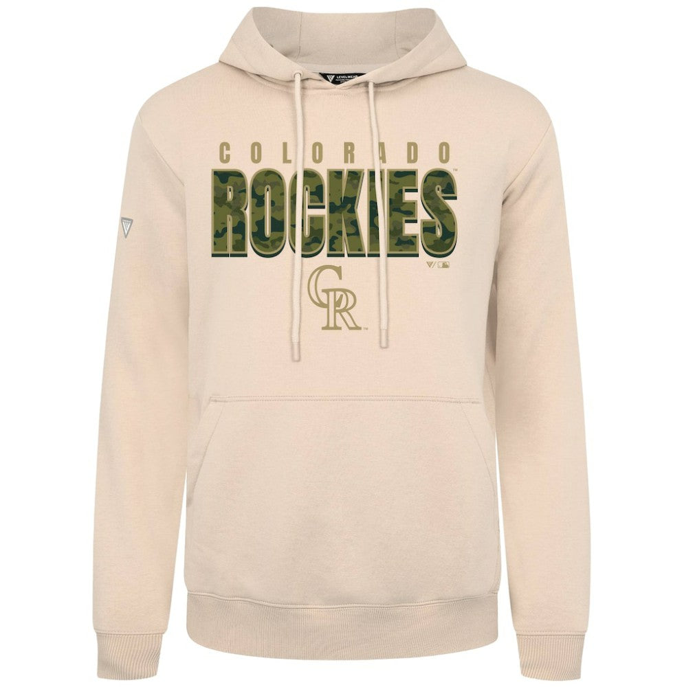 Colorado Rockies Levelwear Podium Protect Pullover Hoodie | MLB Outlet