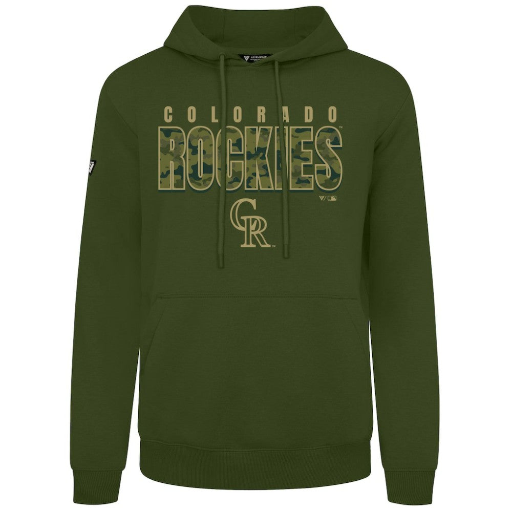 Colorado Rockies Levelwear Podium Protect Pullover Hoodie | MLB On Sale