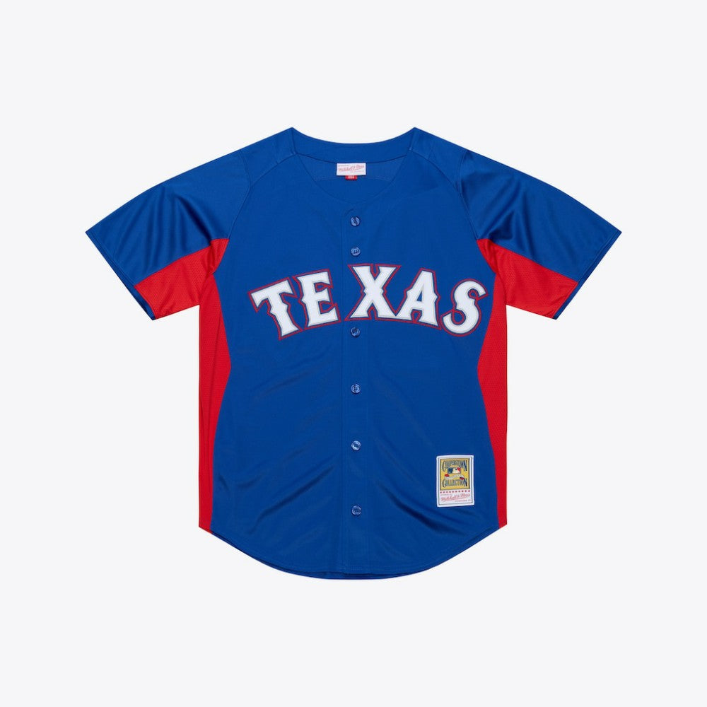 Adrian Beltre Texas Rangers Mitchell & Ness Cooperstown Mesh Batting Practice Button-Up Jersey | MLB US