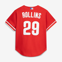 Jimmy Rollins Philadelphia Phillies Mitchell & Ness Cooperstown Mesh Batting Practice Button-Up Jersey | MLB On Sale