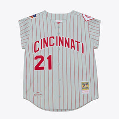 Deion Sanders Cincinnati Reds Mitchell & Ness 1997 Authentic Jersey | MLB For sale