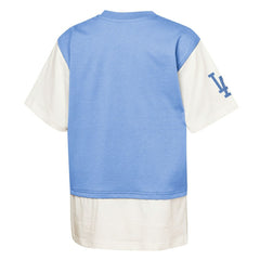 Los Angeles Dodgers Outerstuff Youth Ultimate Pastels Premium Double Run T-Shirt | MLB Shop