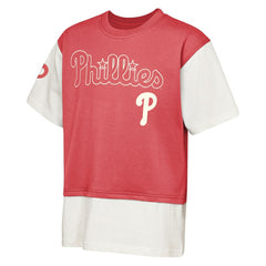 Philadelphia Phillies Outerstuff Youth Ultimate Pastels Premium Double Run T-Shirt | MLB Outlet