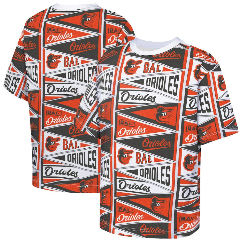 Baltimore Orioles Outerstuff Youth All-Over Pennant T-Shirt | MLB Near me