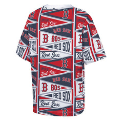 Boston Red Sox Outerstuff Youth All-Over Pennant T-Shirt | MLB New