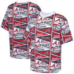 Atlanta Braves Outerstuff Youth All-Over Pennant T-Shirt | MLB US