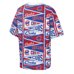 Chicago Cubs Outerstuff Youth All-Over Pennant T-Shirt | MLB Sale