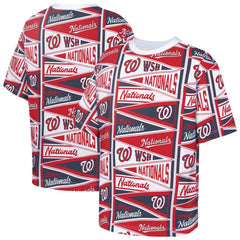 Washington Nationals Outerstuff Youth All-Over Pennant T-Shirt | MLB Outlet