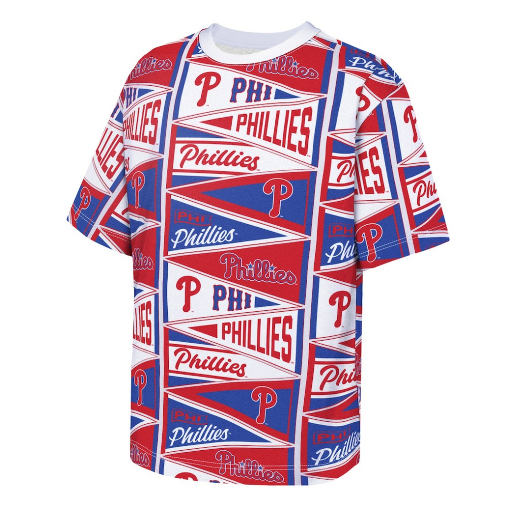 Philadelphia Phillies Outerstuff Youth All-Over Pennant T-Shirt | MLB Near me