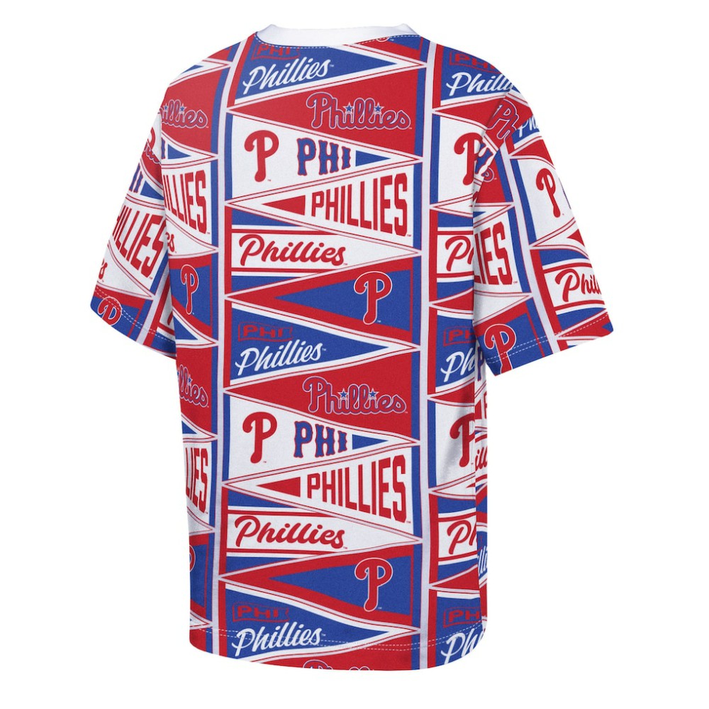 Philadelphia Phillies Outerstuff Youth All-Over Pennant T-Shirt | MLB Near me
