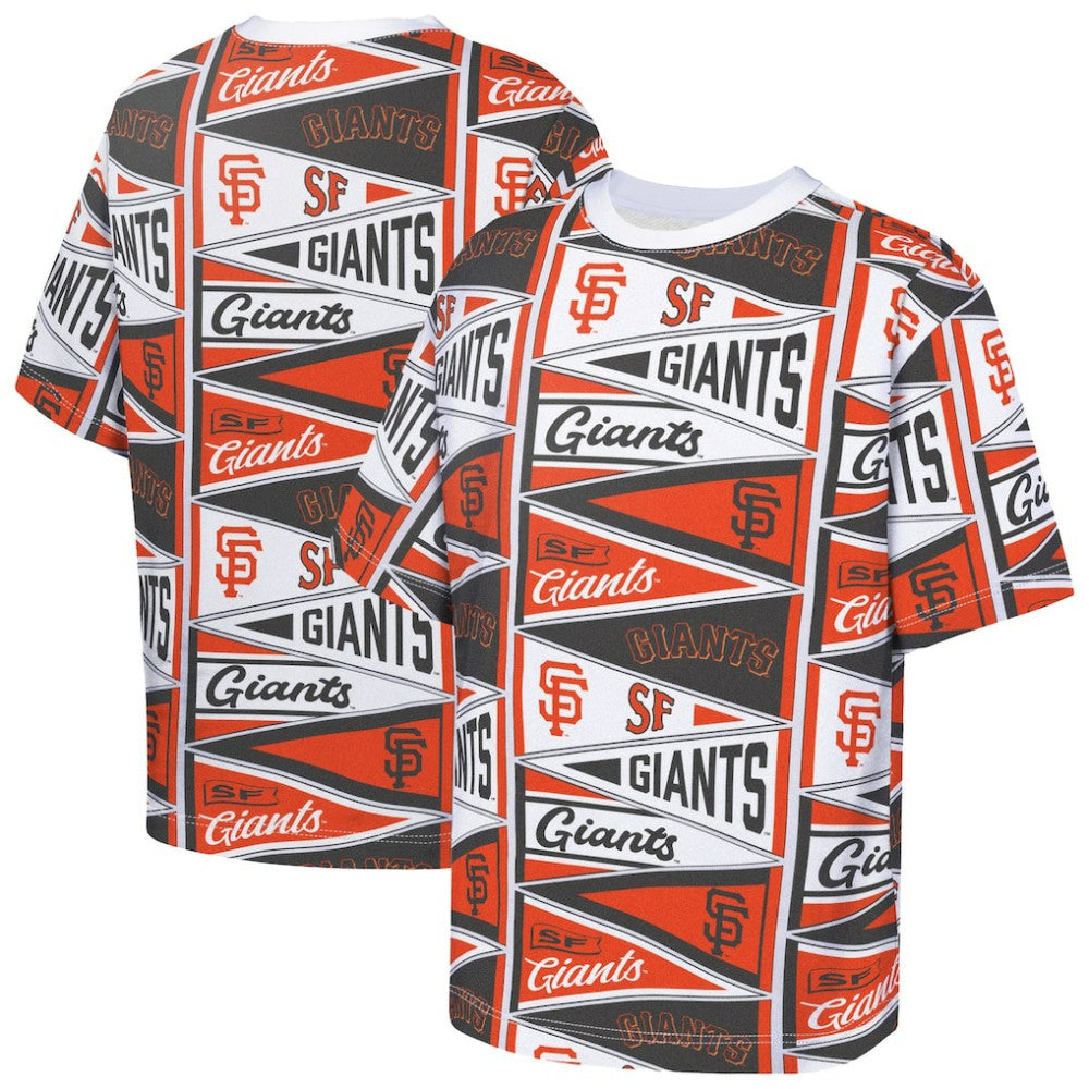 San Francisco Giants Outerstuff Youth All-Over Pennant T-Shirt | MLB Near me