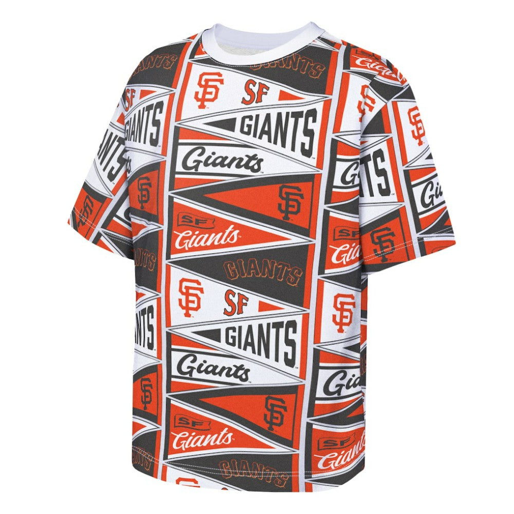 San Francisco Giants Outerstuff Youth All-Over Pennant T-Shirt | MLB Near me