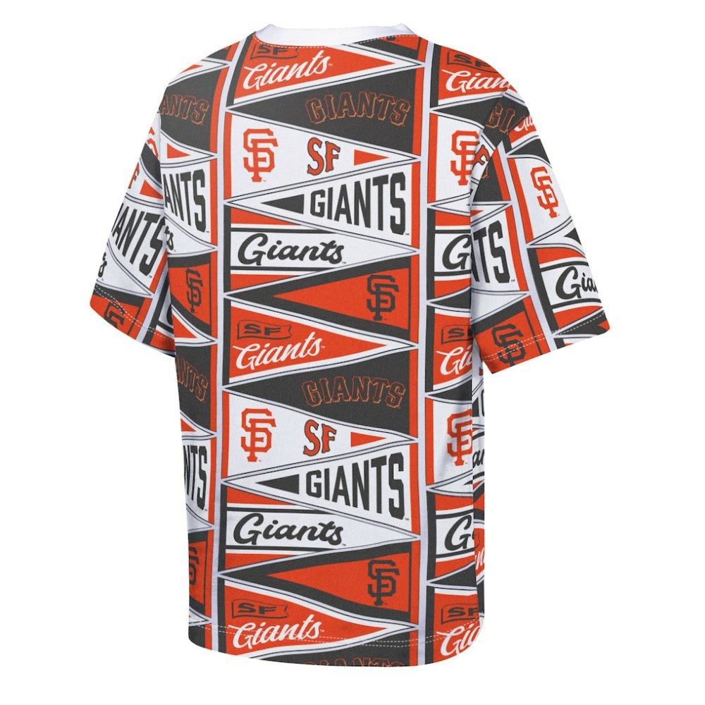 San Francisco Giants Outerstuff Youth All-Over Pennant T-Shirt | MLB Near me