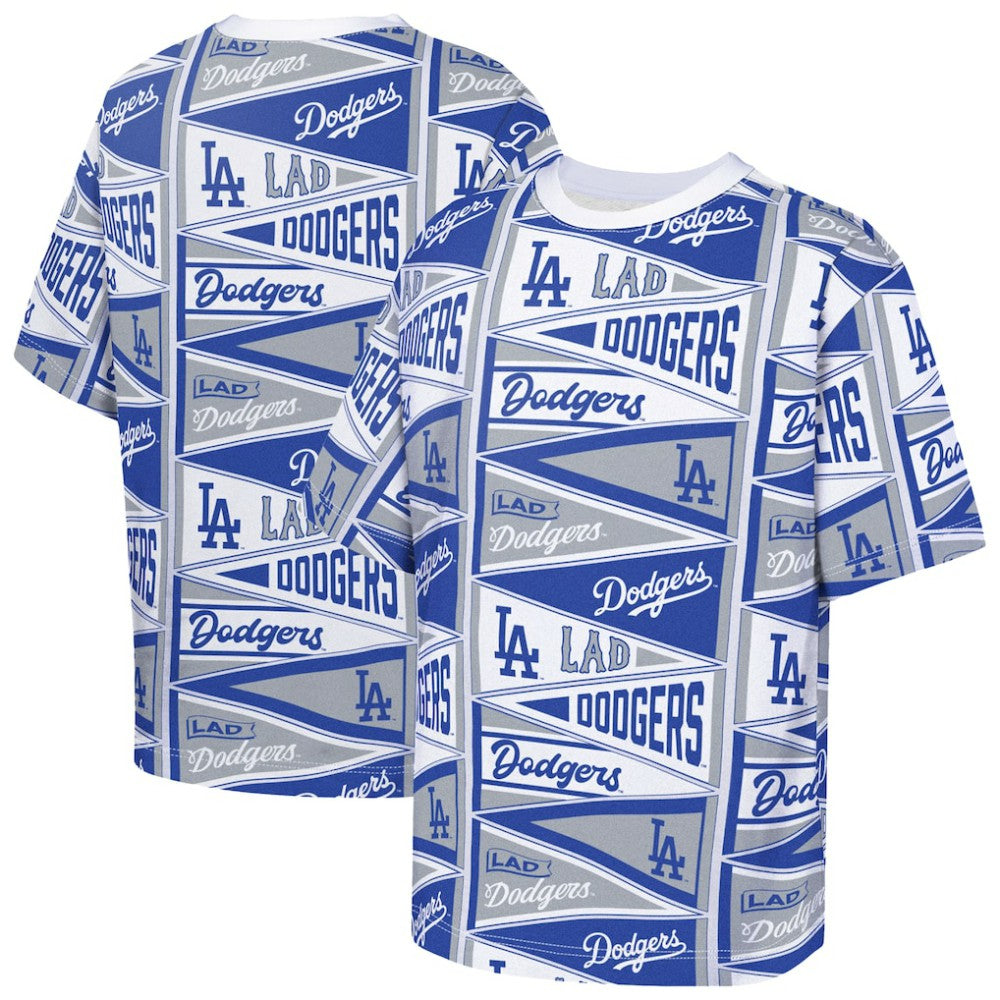 Los Angeles Dodgers Outerstuff Youth All-Over Pennant T-Shirt | MLB Near me