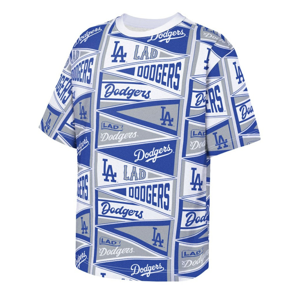 Los Angeles Dodgers Outerstuff Youth All-Over Pennant T-Shirt | MLB Near me