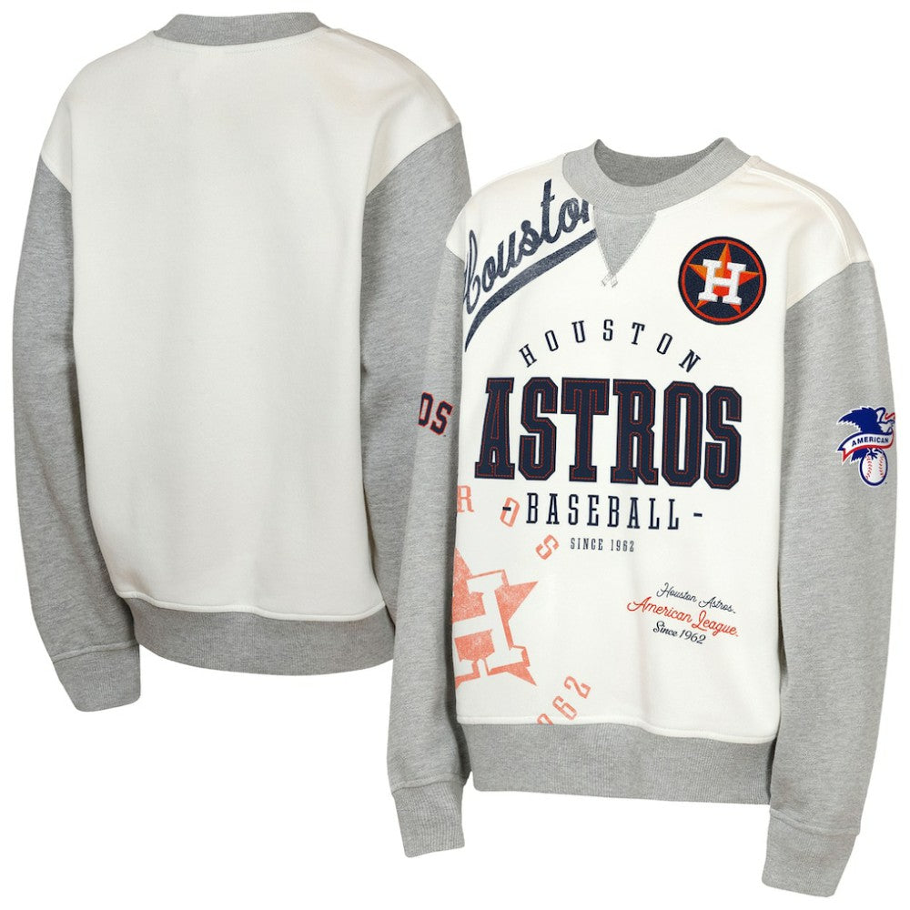 Houston Astros Outerstuff Youth Big League Power Hit Fleece Sweatshirt | MLB Outlet