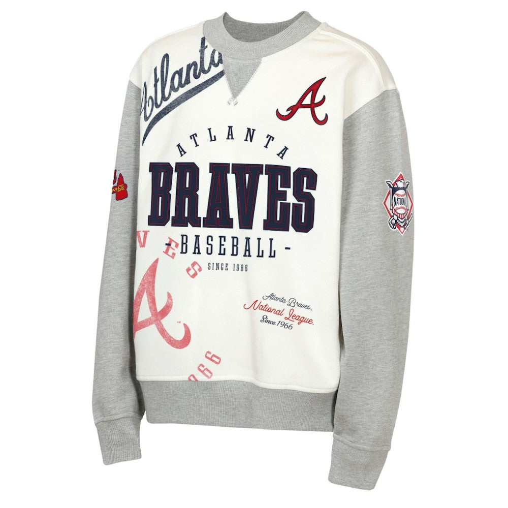 Atlanta Braves Outerstuff Youth Big League Power Hit Fleece Sweatshirt | MLB New