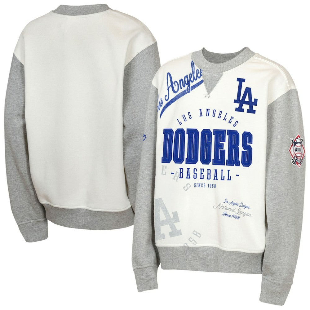 Los Angeles Dodgers Outerstuff Youth Big League Power Hit Fleece Sweatshirt | MLB On Sale