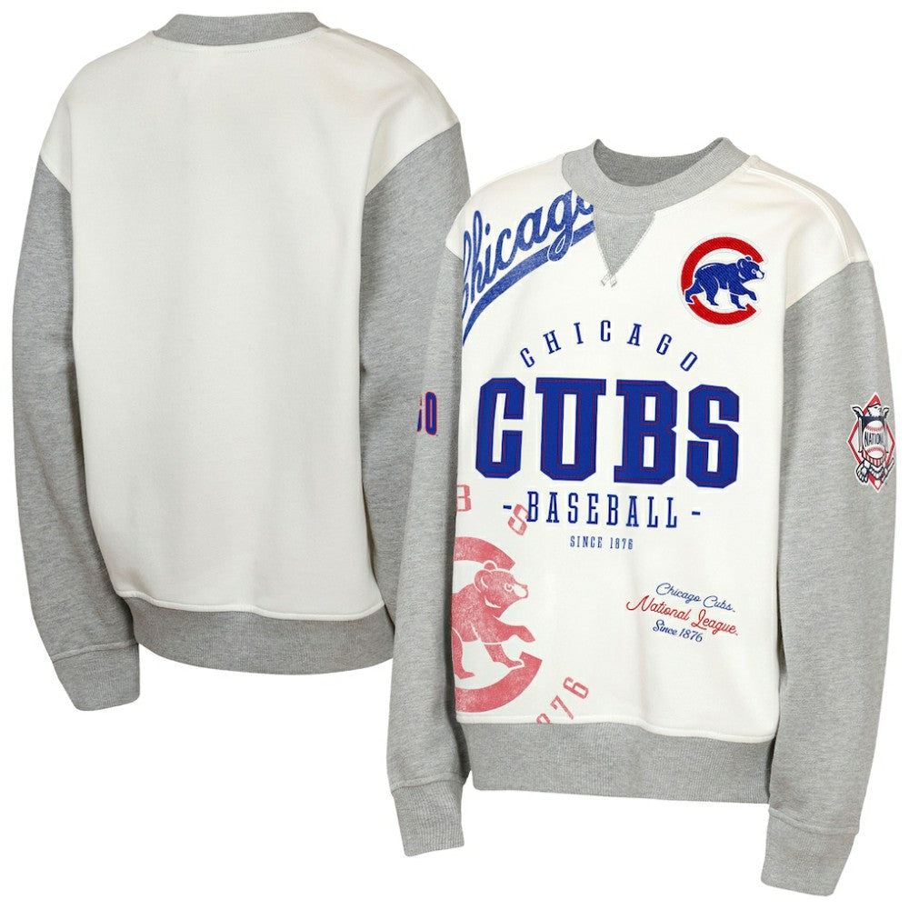 Chicago Cubs Outerstuff Youth Big League Power Hit Fleece Sweatshirt | MLB US
