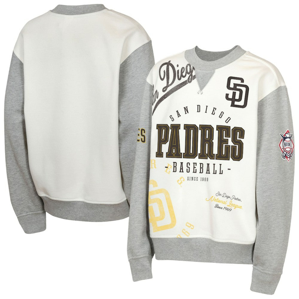San Diego Padres Outerstuff Youth Big League Power Hit Fleece Sweatshirt | MLB Sale