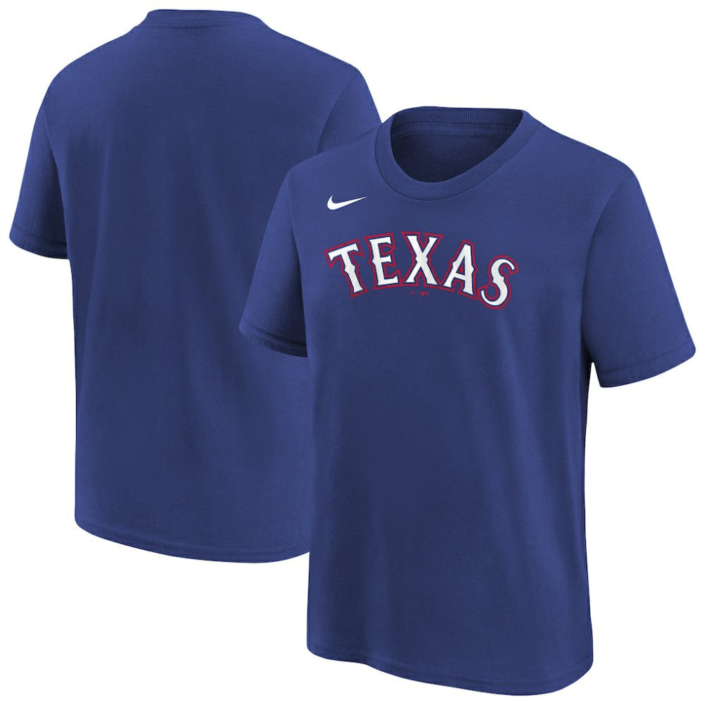 Texas Rangers Nike Youth Wordmark T-Shirt | MLB Outlet