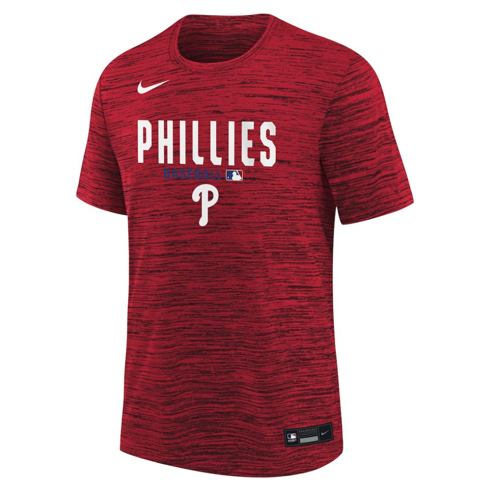 Philadelphia Phillies Nike Youth Authentic Collection Velocity Dri-FIT T-Shirt | MLB Discount