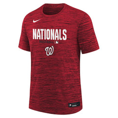 Washington Nationals Nike Youth Authentic Collection Velocity Dri-FIT T-Shirt | MLB Shop