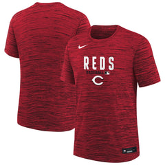 Cincinnati Reds Nike Youth Authentic Collection Velocity Dri-FIT T-Shirt | MLB Online