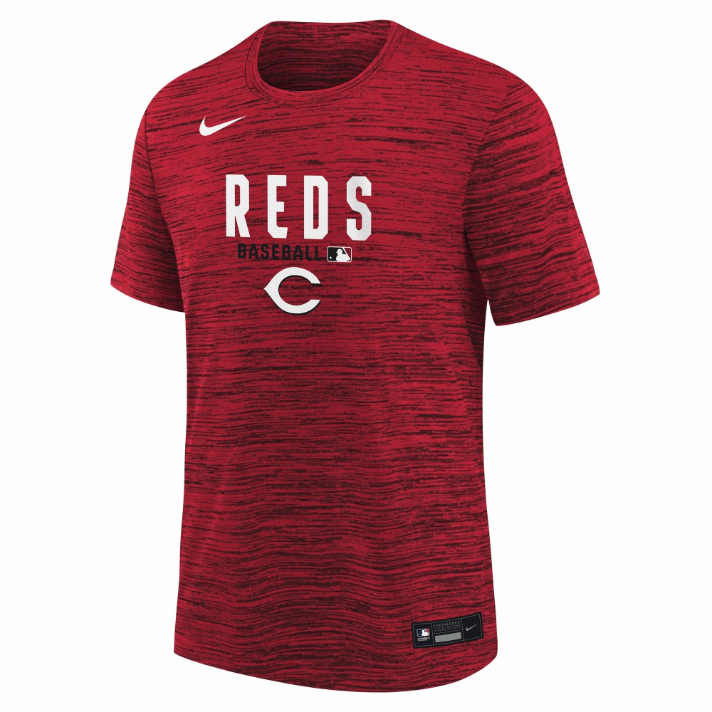 Cincinnati Reds Nike Youth Authentic Collection Velocity Dri-FIT T-Shirt | MLB Online