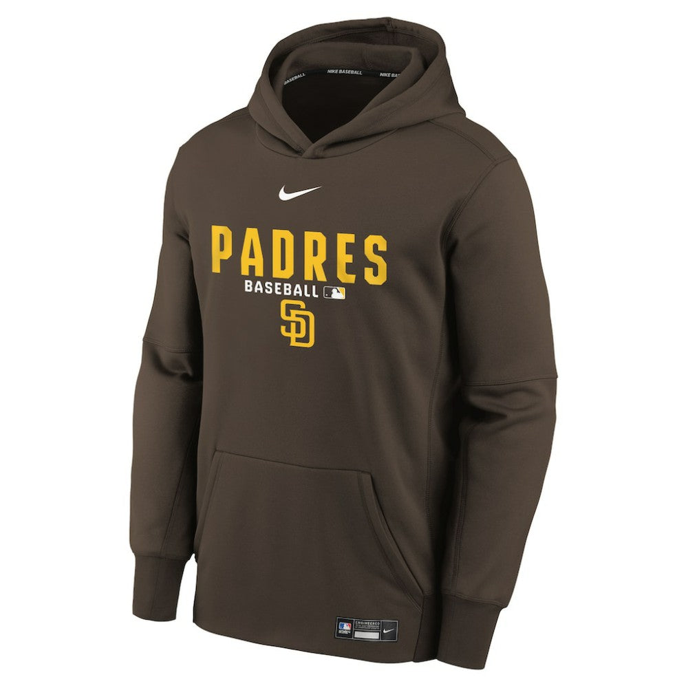 San Diego Padres Nike Youth Authentic Collection Therma-FIT Hoodie | MLB New