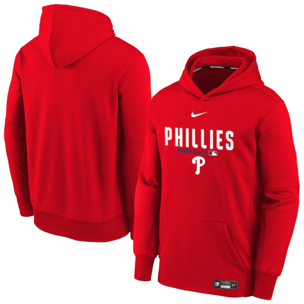 Philadelphia Phillies Nike Youth Authentic Collection Therma-FIT Hoodie | MLB Near me