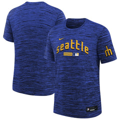 Seattle Mariners Nike Youth City Connect Authentic Collection Velocity Dri-FIT T-Shirt | MLB Discount