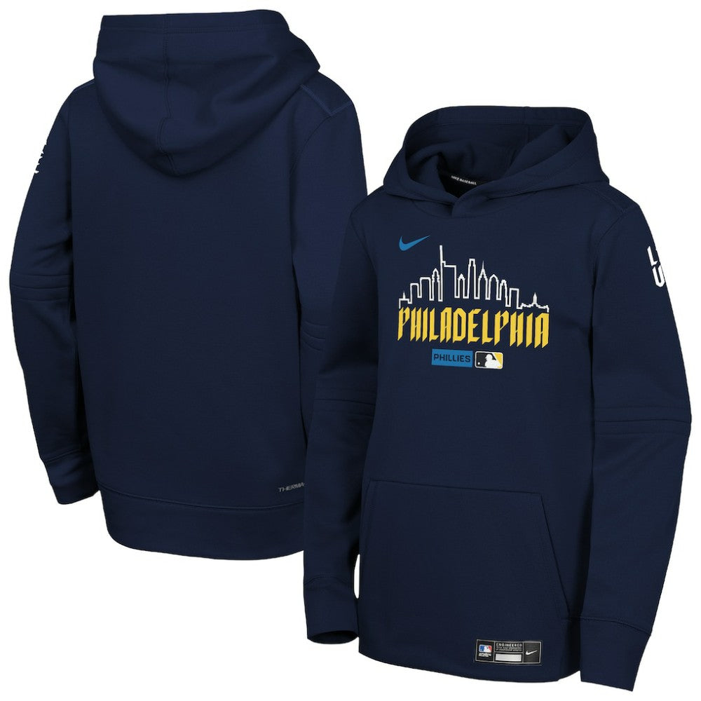 Philadelphia Phillies Nike Youth Authentic Collection City Connect Therma-FIT Hoodie | MLB Sale
