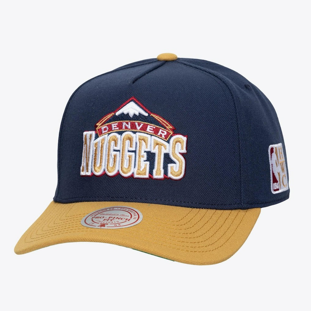 Denver Nuggets Legendary Home Pro Pinch Snapback Hat Discount