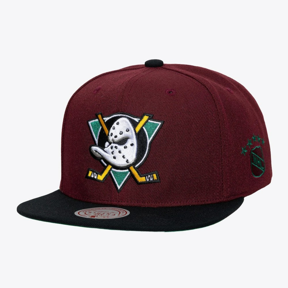 Anaheim Ducks Mitchell & Ness Legendary Home Snapback Hat Sale